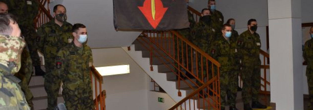 Nástup jednotky.
